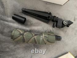 Bushnell Spacemaster Camo Armored Field Kit 60mm Spotting Scope Tripod Case Zoom