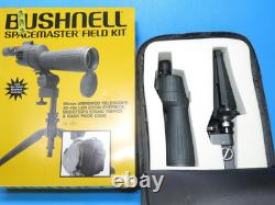 Bushnell Spacemaster Field Kit Straight Spotting Scope 20X-40X Eyepiece & Tripod
