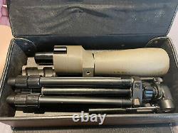 Bushnell Spacemaster II 25x Spotting Range Scope 60mm Orig Case + Tripod JAPAN