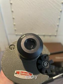 Bushnell Spacemaster II 25x Spotting Range Scope 60mm Orig Case + Tripod JAPAN