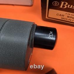 Bushnell Spacemaster II Spotting Scope 20x Variable and windows mount
