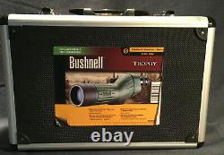 Bushnell Trophy Spotting Scope 25-50 X 50 Hard Case Tripod Keys Etc