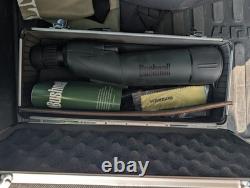 Bushnell Trophy XLT 15-45x60 Straight Spotting Scope with Case Tripod Zoom