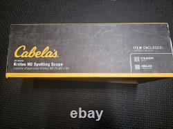 CABELAS KROTOS (ATHLON) 20-60x86 SPOTTING SCOPE STRAIGHT EYEPIECE