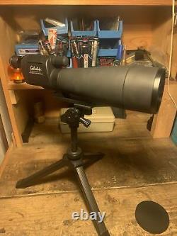 CABELAS WATERPROOF SPOTTING SCOPE With Tripods & Carrying Case (READ DESCRIPTION)