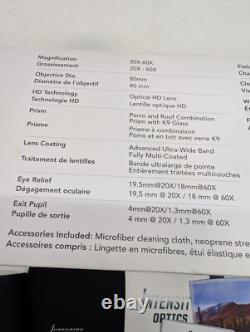 Cabela's Intensity HD Spotting Scope 20-60x80 Angled Green