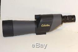 Cabelas. 20-50 x 60 zoom spotting scope razor sharp. Easy to pack. Japan