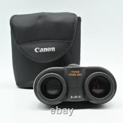 Canon 8x25 IS Image Stabilization Binoculars From Japan Near Mint