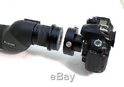 Canon EOS camera adapter for Swarovski Spotting Scope HD 65 80 20-60x eyepiece
