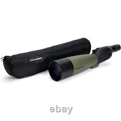 Celestron 52257 Ultima 100 Straight Spotting Scope, 22-66x Zoom Eyepiece (52257)