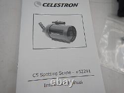 Celestron 52291 C5 Angled Spotting Scope for Long Range Viewing Black