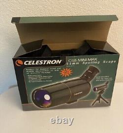 Celestron C65 MINI MAK 65mm Angled Maksutov Spotting Scope NEW Unused With Tripod