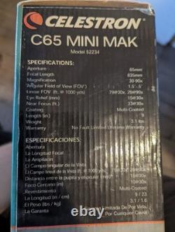 Celestron C65 MINI MAK 65mm Sporting Scope brand new