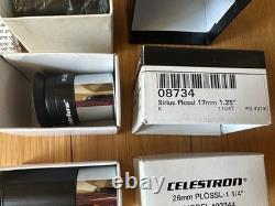 Celestron C90 Hard Case withkey, New Orion T-Adapter & Two Eyepieces