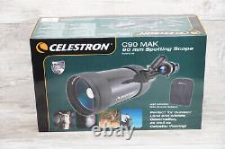 Celestron C90 MAK 52268 Black Multi Coated 90mm Spotting Scope With Case