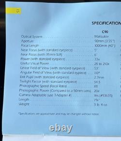 Celestron C90 Spotting Scope withPhotographic Tripod