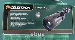 Celestron MAK 90mm Angled Spotting Scope with 39x Magnification & 32mm Eyepiece