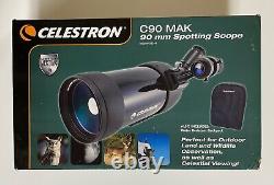 Celestron MAK 90mm Angled Spotting Scope with 39x Magnification & 32mm Eyepiece