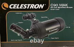 Celestron MAK 90mm Angled Spotting Scope with 39x Magnification & 32mm Eyepiece