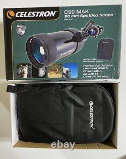 Celestron MAK 90mm Angled Spotting Scope with 39x Magnification & 32mm Eyepiece