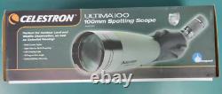 Celestron Ultima 100mm Angled Spotting Scope with Zoom Eyepiece, Water & Fog Proof