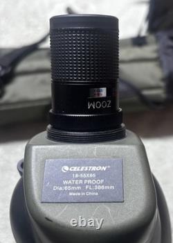 Celestron Ultima 65 Spotting Scope with Vixen Zoom eye piece and soft case used