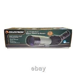 Celestron Ultima 80 Angled Spotting Scope 8-24x80mm Zoom Eyepiece #52250 READ