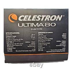 Celestron Ultima 80 Angled Spotting Scope 8-24x80mm Zoom Eyepiece #52250 READ