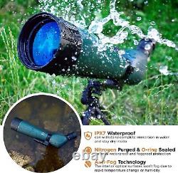 Creative Xp GlassHawk Waterproof Spotting Scopes for Hunting withTripod Green