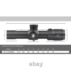 DISCOVERY HD 2-12X24SFIR FFP Outdoor Sporting Hunting Spotting Scope Sight