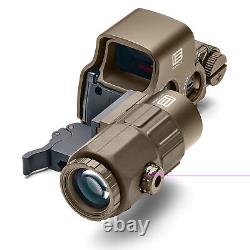 EOTech EXPS3-0 Holographic Sight, Red 68 MOA Ring with 1 MOA Dot, G33 3X Magnifier