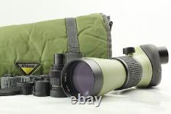 EXC+4 with Case Eye Piece 20-45x? Nikon Field Scope II-A Angle D=60P from JAPAN