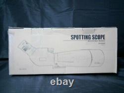 Esslnb AO-4023 Spotting Scope 20-60X80 Scope with Adjustable Tripod Carrying Bag