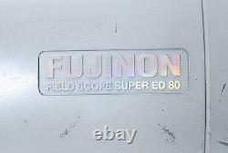 Excellent Fuji Fujinon Field Scope Super ED 80 with20-60x Zoom Eye Piece JAPAN