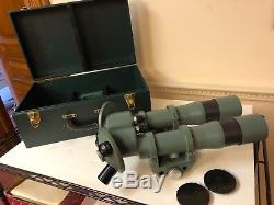 Extremely Rare Bausch & Lomb Spotting Scope Binoculars with Case 15x 30x 60x