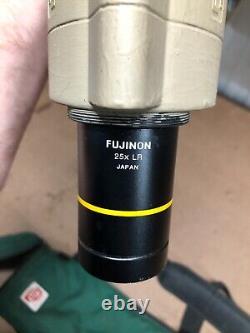 FUJINON SPOTTING SCOPE 25x Eye Piece Super 80 80-P Japan with Case 80MM