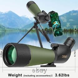 Flagship DiamondEdge 20-60x80 Spotting Scope with Tripod, Carrying Bag and Qu