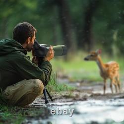 Flagship DiamondEdge 20-60x80 Spotting Scope with Tripod, Carrying Bag and Qu