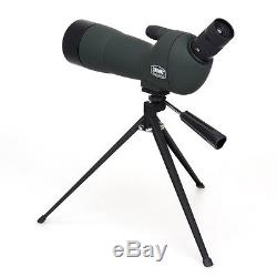 GOMU Angled 20-60x60 Zoom Spotting Scope with Tripod&Softcase&Cell Phone Adapter