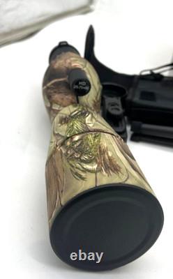 GUANIEE 25-75x80 Camo Spotting Scope with Tripod and case