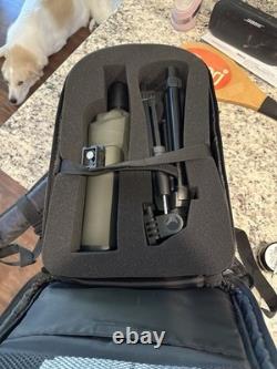 Gander Mountain combo set with tri-pod Spotting scope back pack 60x zoom hiking