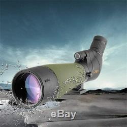 Gosky 20-60x 80 Zoom Spotting Scope Target Shooting Hunting HD with Camera Mount