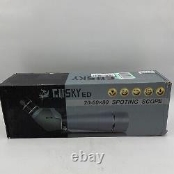 Gosky 20-60x80 Dual Focusing ED Spotting Optics Scope Ultra High Definition