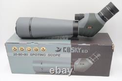 Gosky 20-60x80 Dual Focusing ED Spotting Scope ED Glass