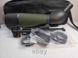Gosky 20-60x80 HD Angled Spotting Scope with Tripod And Storage Bag