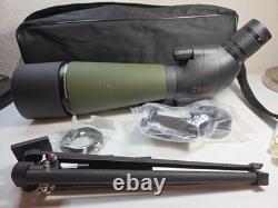 Gosky 20-60x80 HD Angled Spotting Scope with Tripod And Storage Bag