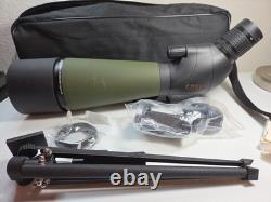 Gosky 20-60x80 HD Angled Spotting Scope with Tripod And Storage Bag
