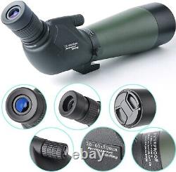 Gosky 20-60x80 Porro Prism Spotting Scope Target Shooting Hunting Bird Watching