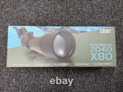 Gosky Flagship DiamondEdge 2060x80 Spotting Scope with Tripod, Carrying Bag