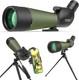 Gosky Updated 20-60X80 Spotting Scopes with Tripod Carrying Bag and Phone Holder